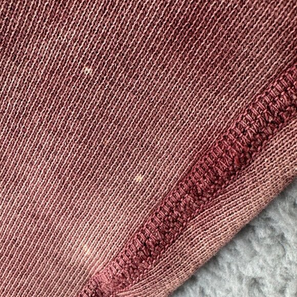 Ever Distressed Hoodie Sweatshirt With Kangaroo Pocket Arm Patch Size Small - Picture 9 of 10